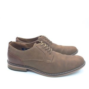 Men’s Steve Madden Oxford Shoes Brown & Cognac Size 12